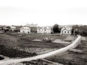 Mädchenhof um 1900, Ansicht vom Knabenberg, Diakonenhaus Moritzburg