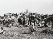 Vor 1910, Blick aus Richtung Süden von den „Vitzthumschen Wiesen“